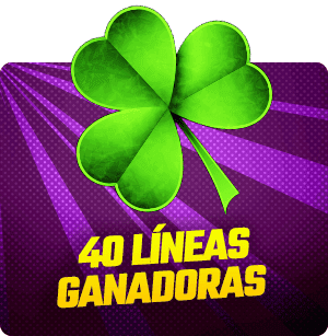 Disfruta de partidas de 40 Líneas Ganadoras en Solcasino.es.