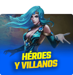 Disfruta de partidas de Héroes y villanos en Solcasino.es.